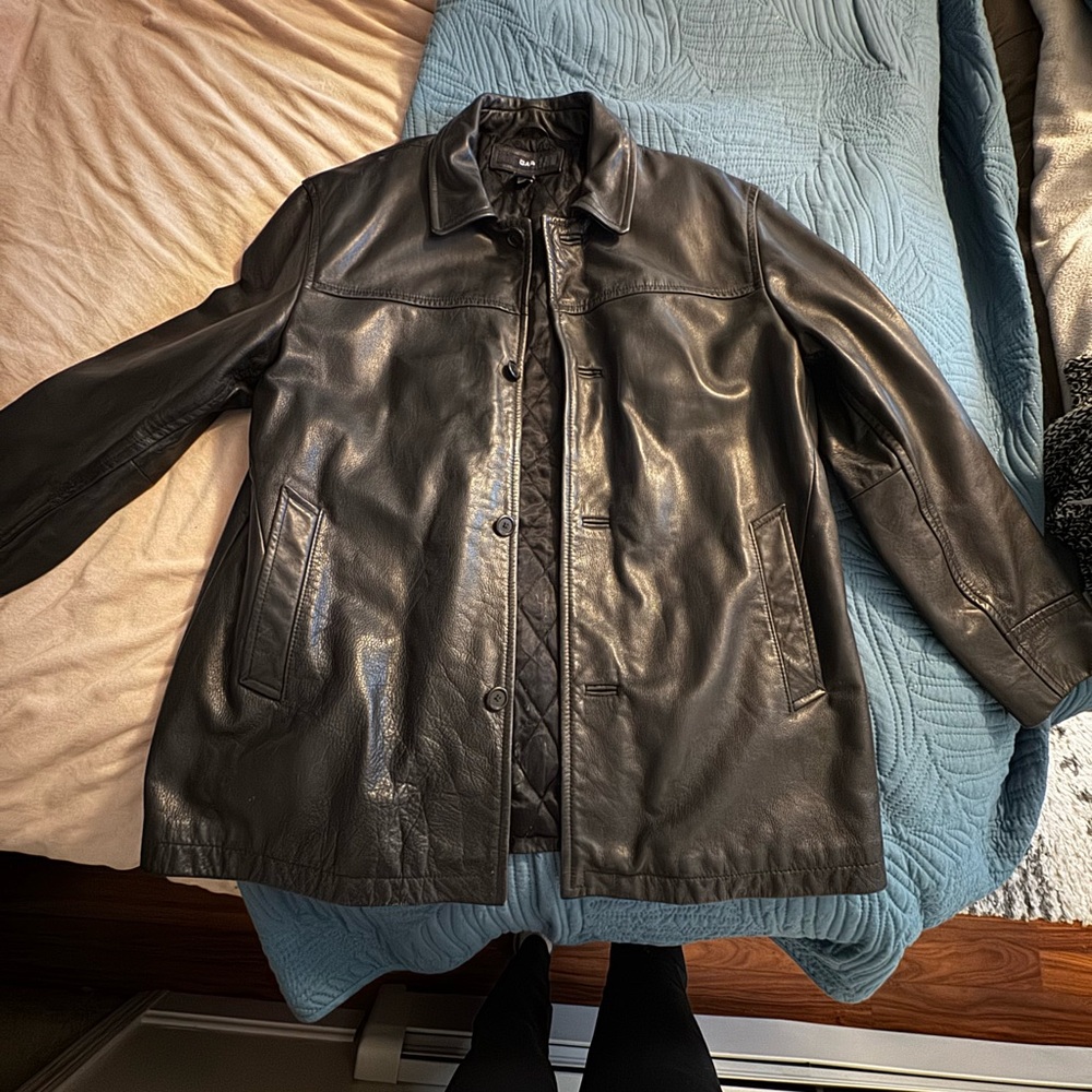 Vintage 2000's Black Leather Jacket